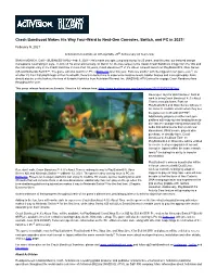 Crash Bandicoot Makes His Way Four-Ward to Next-Gen Consoles, Switch, and PC in 2021!