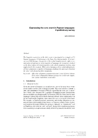 Expressing the GIVE Event in Papuan Languages: a Preliminary Survey