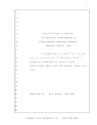 Public Hearing Transcript