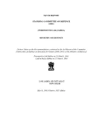 Tenth Report
