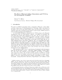 The Role of Harvard College Observatory and UVCS in the Development of SOHO
