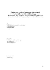 VCSRG-DEC Report Geology of SCP Dawesville to Binningup