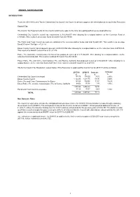 COUNCIL TAX RESOLUTION INTRODUCTION to Set the 2018