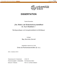 Dissertation