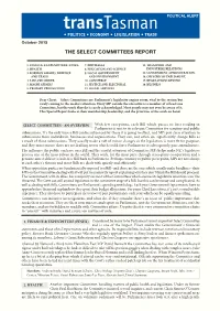 The Select Committees Report