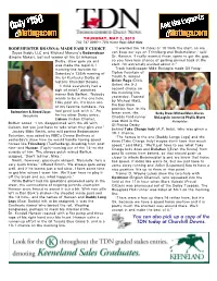 You Can Also Pick up a Copy of the TDN Today at Churchill Downs