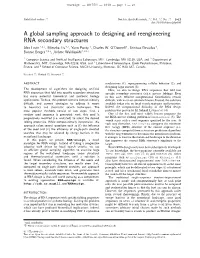 A Global Sampling Approach to Designing and Reengineering RNA