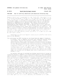EXTERNAL (For General Distribution) AI Index: ASA 39/05/91 Distr: UA/SC