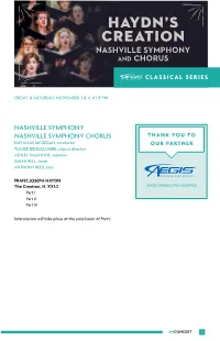 Haydn's Creation