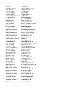 Kommune E-Mail Adresse Albertslund Kommune Albertslund@Albertslund