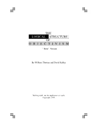 Logical Structure the of O B J E C T I V I
