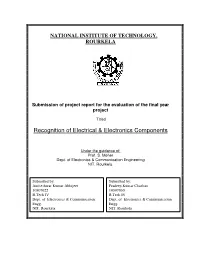 Recognition of Electrical & Electronics Components