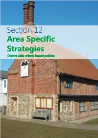Section 12 Area Specific Strategies