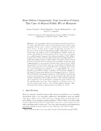 The Case of Shared Public Ips at Hotspots