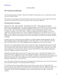 The Vietnamese Intellectuals