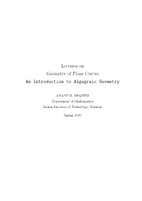 Algebraic Geometry Has Several Aspects to It