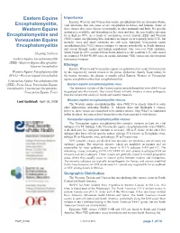 Eastern Equine Encephalitis (EEE) Description