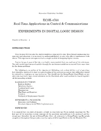 ECSE-4760 Real-Time Applications in Control & Communications
