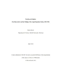 Feasting on Famines Food Insecurity and the Making of the Anglo
