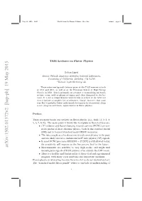 Flavour Physics