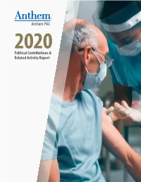 2020 Political Contributions and Related Activity Report