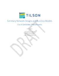 DRAFT Cambridge Business Models and Designs 20160125