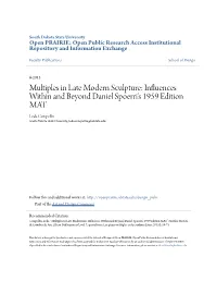 Multiples in Late Modern Sculpture: Influences Within and Beyond
