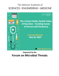 Forum on Microbial Threats