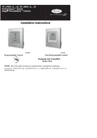 Installation Instructions