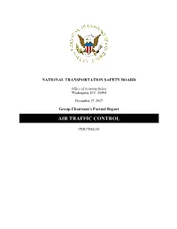 Air Traffic Control Group Factual Report