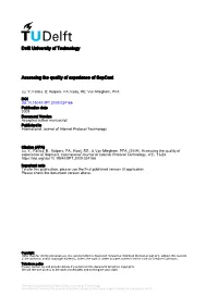 Assessing the Quality of Experience of Sopcast