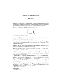 EXERCISES on LIMITS & COLIMITS Exercise 1. Prove That Pullbacks Of