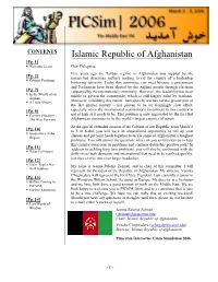 Kabul, the 2Nd Through 5Th of March 2006