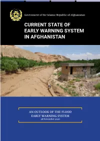 Current State of Early Warning System in Afghanistan
