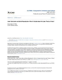 Labor Valorization and Social Reproduction: What Is Valuable About the Labor Theory of Value?