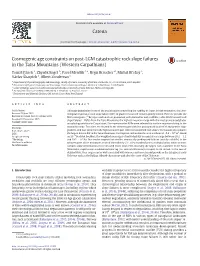 Cosmogenic Age Constraints on Post-LGM Catastrophic Rock Slope Failures in the Tatra Mountains (Western Carpathians)