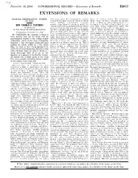 Extensions of Remarks E2017 EXTENSIONS of REMARKS