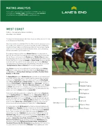 Mating Analysis West Coast