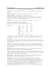 Brownmillerite Ca2(Al, Fe )2O5 C 2001-2005 Mineral Data Publishing, Version 1