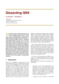 Dissecting QNX