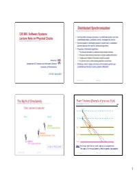 Distributed Synchronization
