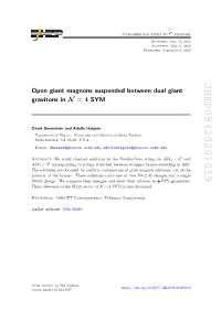 JHEP09(2020)019 and 1 S Springer × 2 July 25, 2020 June 18, 2020 : : September 2, 2020 Ads : -BPS Geometries