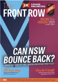 Round 13 + Origin I 2021 Volume 2 · Issue 13