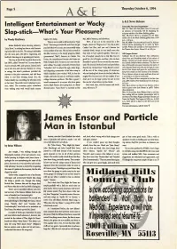 James Ensor and Particle Man in Istanbul