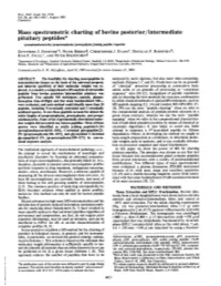 Mass Spectrometric Charting of Bovine Posterior/Intermediate Pituitary