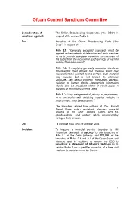 Ofcom Content Sanctions Committee