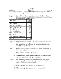 Sample Exam 1