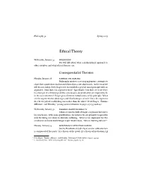 Syllabus Ethical Theory