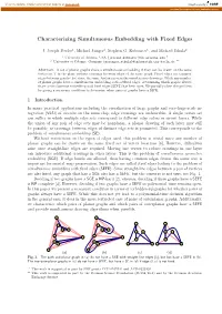 Characterizing Simultaneous Embedding with Fixed Edges