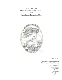 Final Draft Natural Resources and Open Space Protection Plan